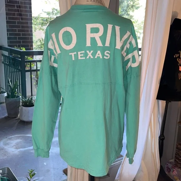 Frio River TX Texas longsleeve Spirit size Small 100% cotton t-shirt casual top - Picture 1 of 8